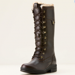 Ariat Wythburn II Waterproof sherpa lined boot dark mocha