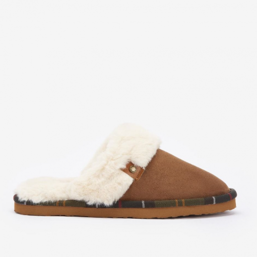 Barbour claudia mule slippers camel