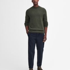 Barbour-Grangetown-crew-neck-jumper-Mid-Olive-Ruffords-Country-lifestyle.3