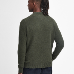 Barbour-Grangetown-crew-neck-jumper-Mid-Olive-Ruffords-Country-lifestyle.4