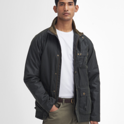 Barbour Hornsea Waxed Jacket fern