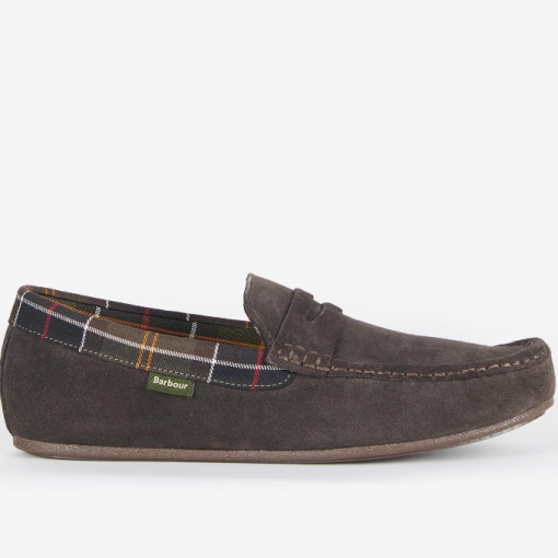 Barbour Porterfield slipper brown