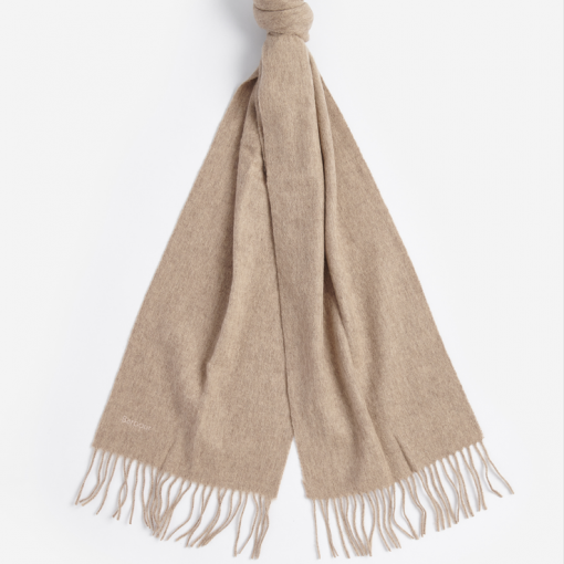 Barbour -lambswool scarf oatmeal