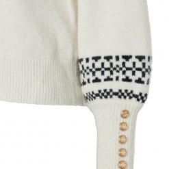 Holland Cooper Elodie Roll Neck Knit - Natural