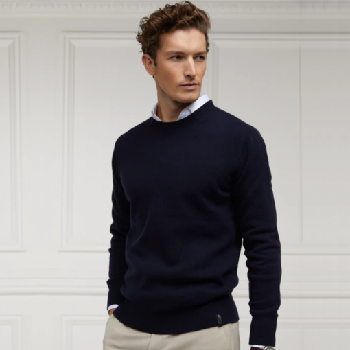 Holland-cooper-Mens-Byron-Crew-Neck-Knit-Navy-ruffords-country-lifestyle-store