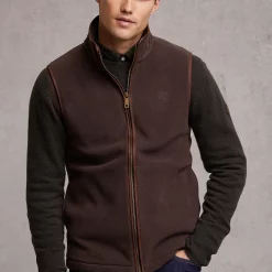 Holland-cooper-Mens-Country-Fleece-Gilet-Chocolate-ruffords-country-lifestyle-store1