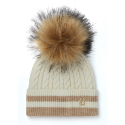 Holland-cooper-Zoe-Bobble-Hat-cream-Stripe-ruffords-country-lifestyle-store1