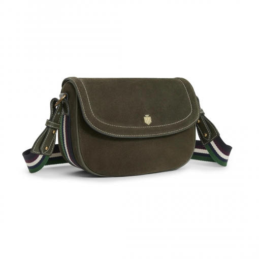 Fairfax and Favor The Boston Saddle Bag - Moss Green