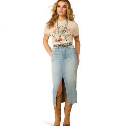 Ariat clair midi skirt -spain -ruffords country lifestyle