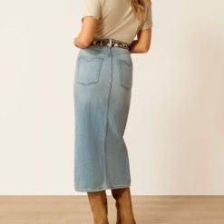 Ariat Clair denim midi skirt- spain- ruffords country lifestyle