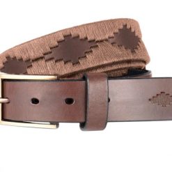 Pampeano belt brown leather -Ruffords country lifestyle