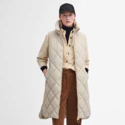 Barbour leverton puffer gilet oatmeal