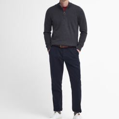 Barbour washed tailored fit trouser navy