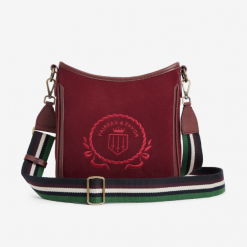 Fairfax and favor richmond messenger bag Ruby suede