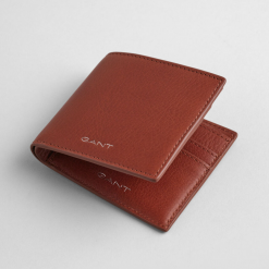 GANT Leather Bi-Fold Wallet - Sugar Almond