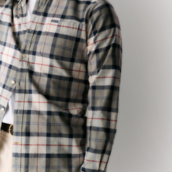 Barbour Lewis Tartan Shirt - Bleached Pine Martin