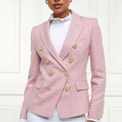 ruffords-country-lifestyle-holland-cooper-knightsbridge-blazer-pink-houndstooth