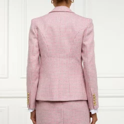 ruffords-country-lifestyle-holland-cooper-knightsbridge-blazer-pink-houndstooth5