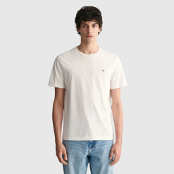 GANT Regular Fit Shield T-Shirt - White