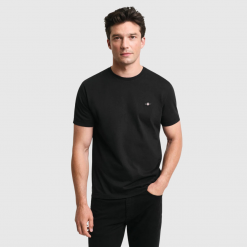 GANT Regular Fit Shield T-Shirt - Black