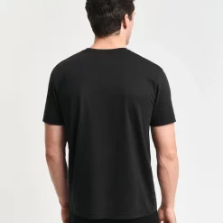 GANT Regular Fit Shield T-Shirt - Black