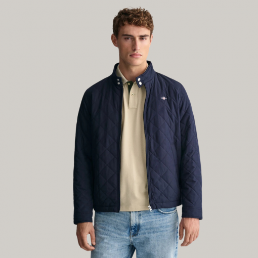 GANT Quilted Windcheater - Evening Blue