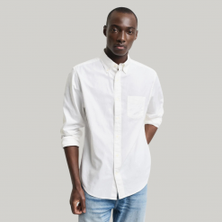 GANT Regular Fit Archive Oxford Shirt - Eggshell