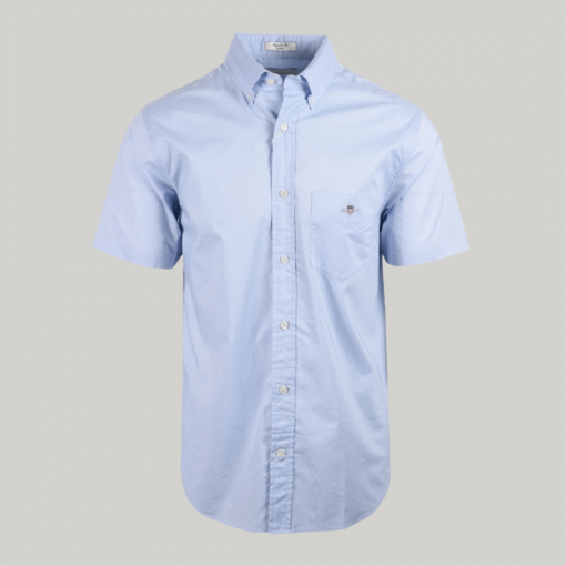 GANT Regular Fit Classic Poplin Shirt - Light Blue