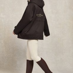 Ruffords-Country-lifestyle-Holland-Cooper-One-Size-Waterproof-Jacket-Chocolate 3