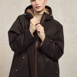 Ruffords-Country-lifestyle-Holland-Cooper-One-Size-Waterproof-Jacket-Chocolate 5